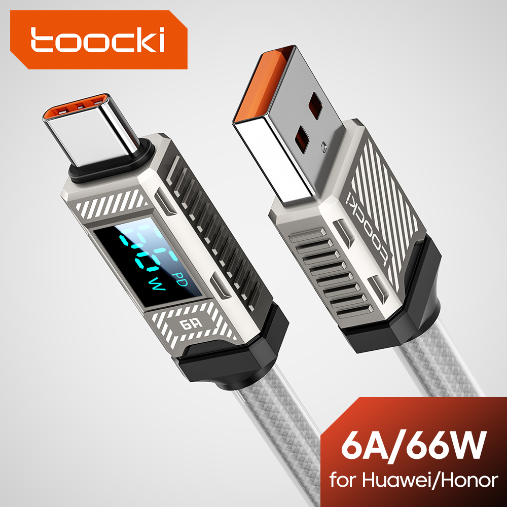 Fast Charging Cable - Toocki PD 66W USB C Cable
