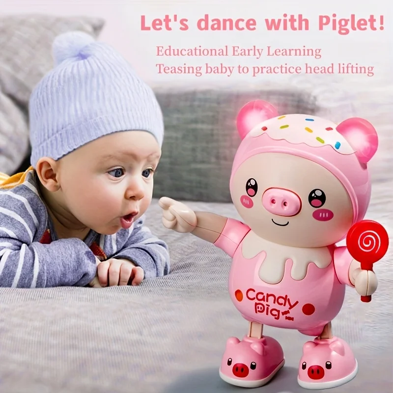 Phone Accessories Baby - Electric Piggy with Music Light Move