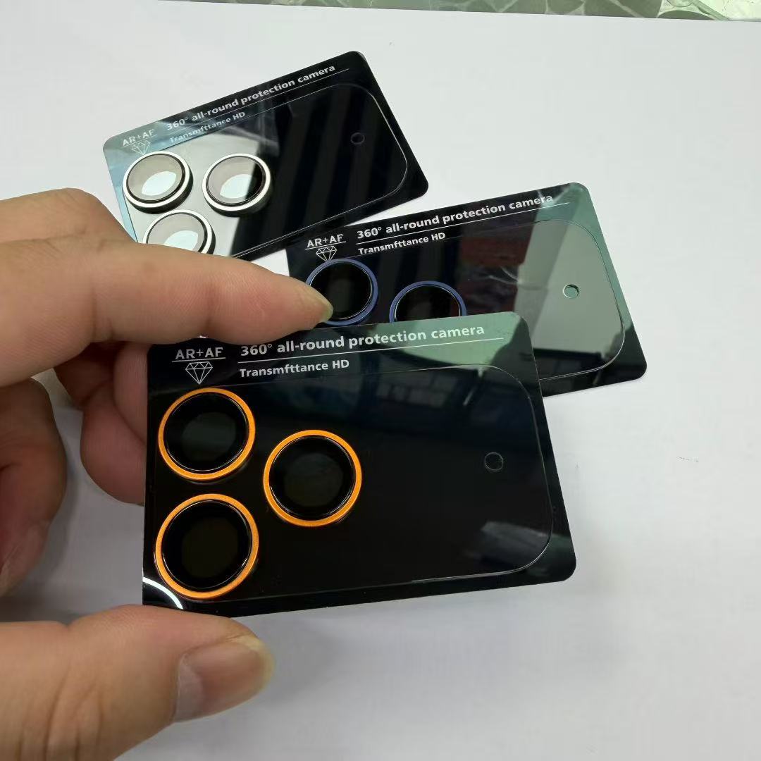 Quality Phone Accessories - Carbon Fiber Full Camera Lens Protector