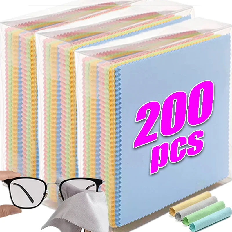 Phone Accessories Wholesale In China - Square Glasses Cleaning Cloth Microfiber Random
