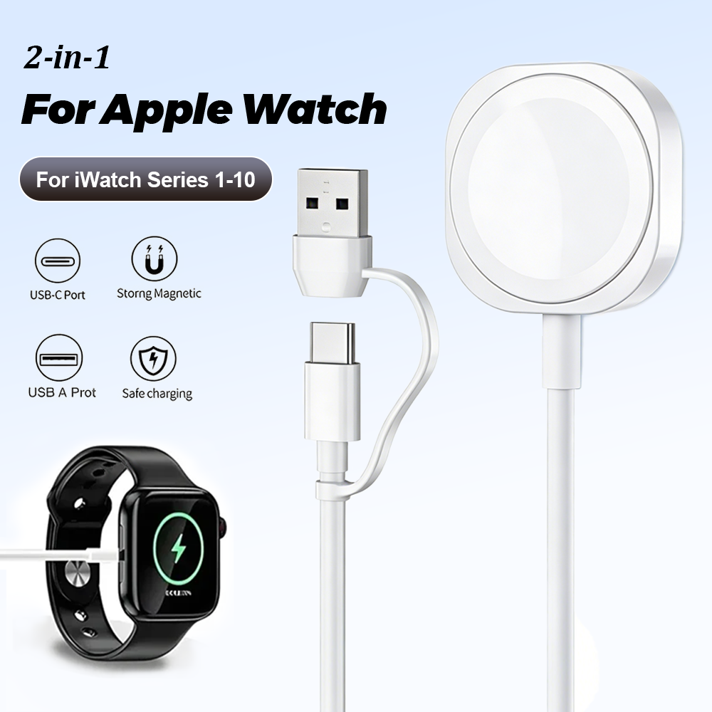 2 in 1 Magnetic Wireless USB A - Fast Charging Cable 评论和价格
